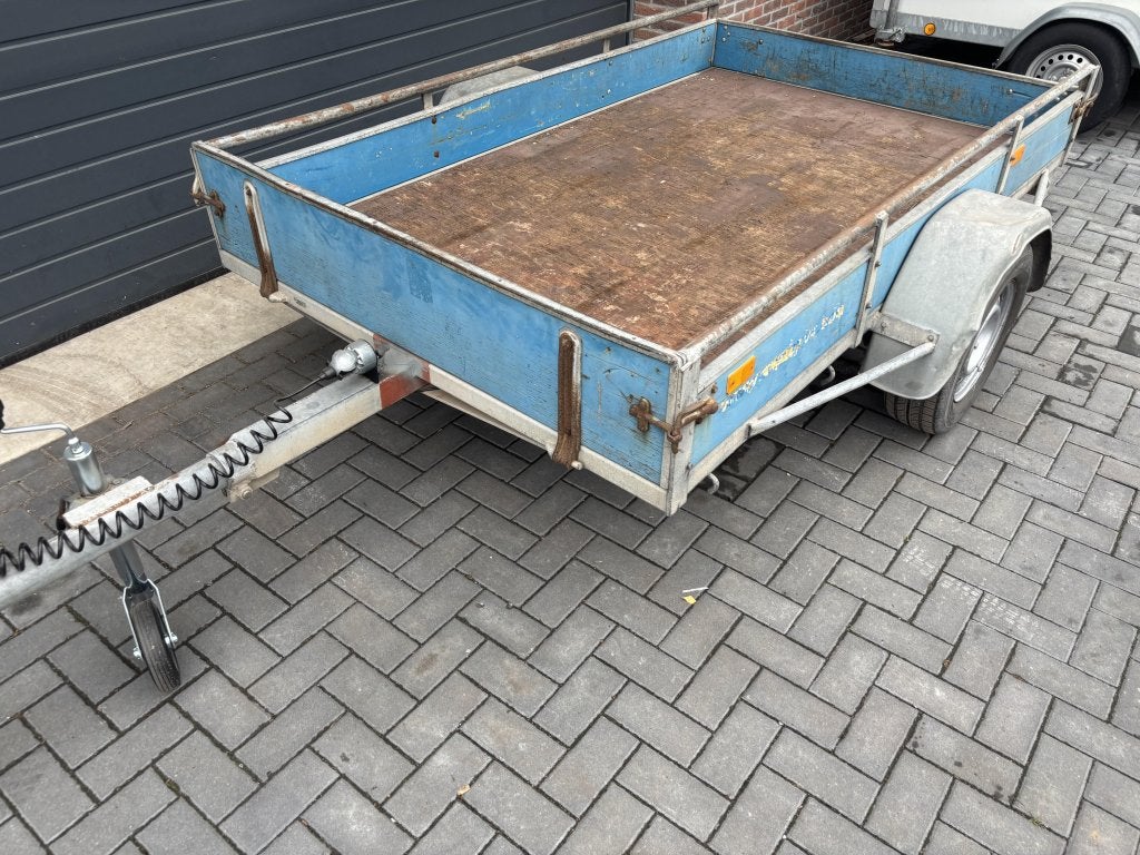 Enkelasser aanhanger aanhangwagen bakwagen 1000 kg as, Gebruikt