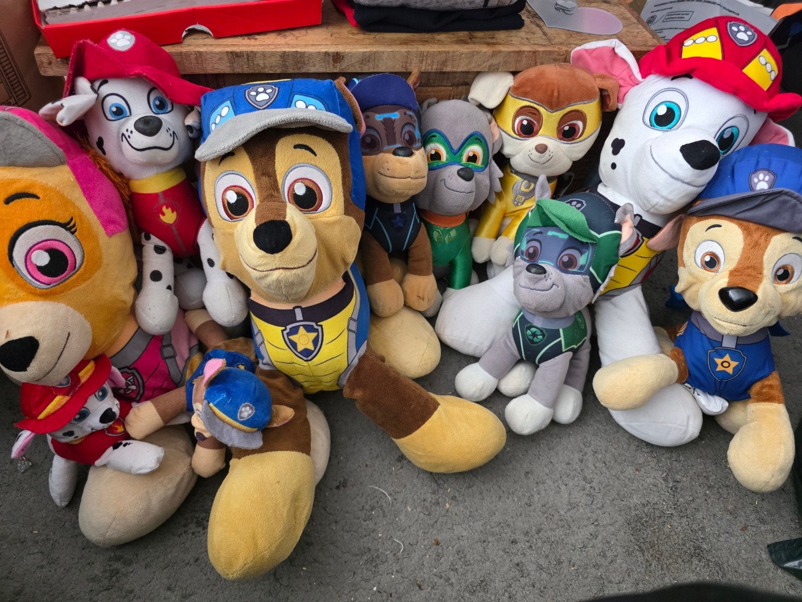 Grote collectie Paw Patrol knuffels, Kinderen en Baby's, Speelgoed | Knuffels en Pluche, Gebruikt, Middelgroot (20 tot 80 cm)