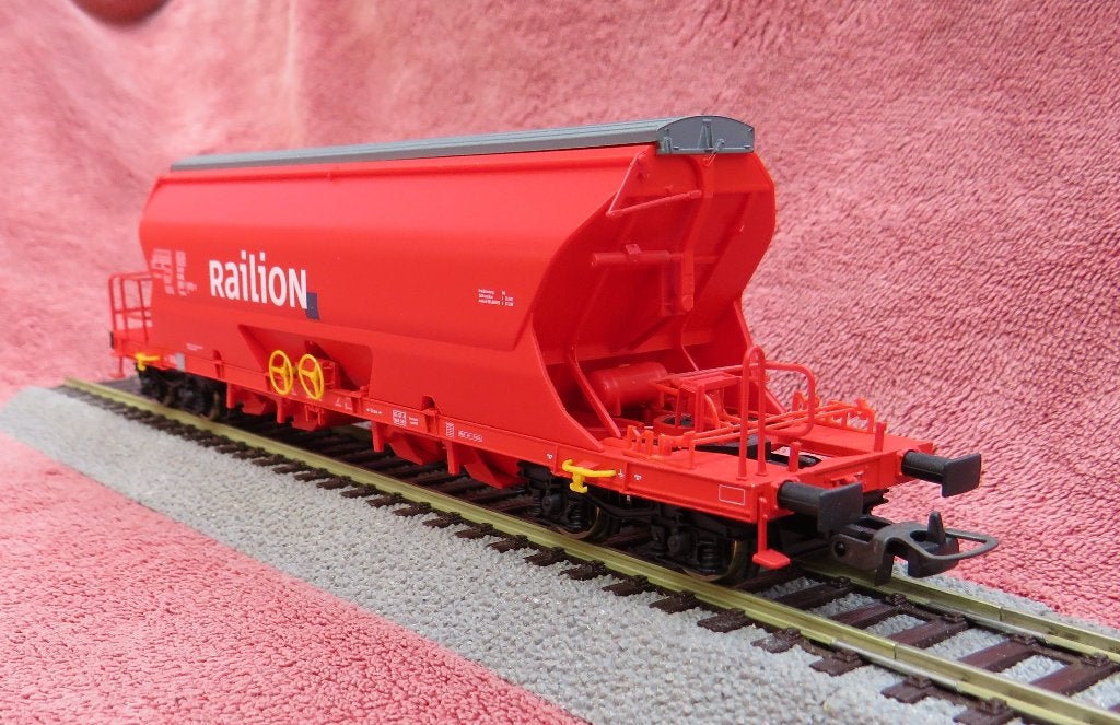 Piko 58313, NS Railion zelflosser met zwenkdak., Gelijkstroom, Wagon, Piko, Ophalen of Verzenden