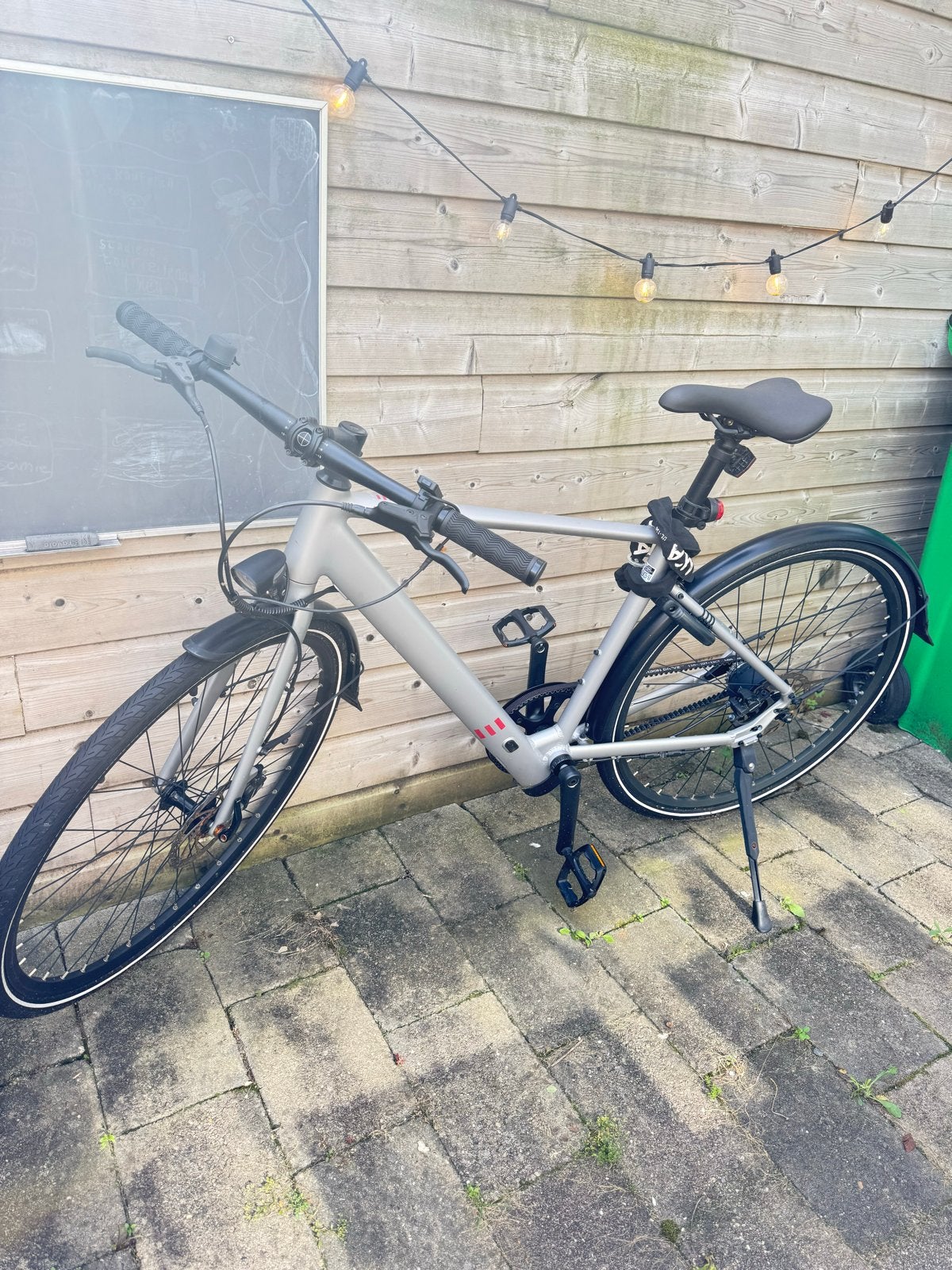 Tenways CGO600 E-bike - Lichtgrijs, Zo goed als nieuw, Zo goed als nieuw, 51 tot 55 cm, 50 km per accu of meer, Ophalen