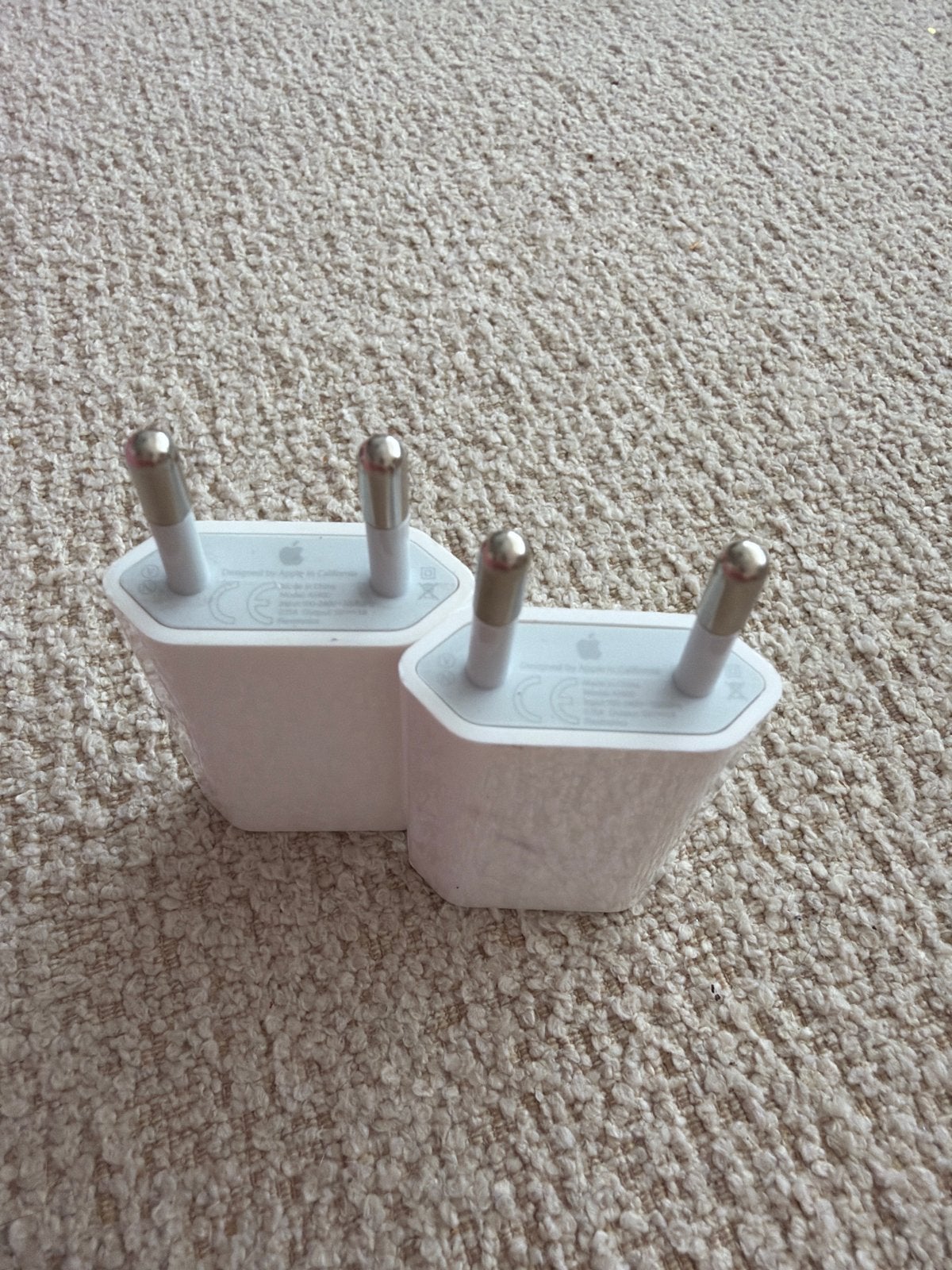 Apple USB-A Opladers (2 stuks), Gebruikt, Adapter, USB-A, Apple