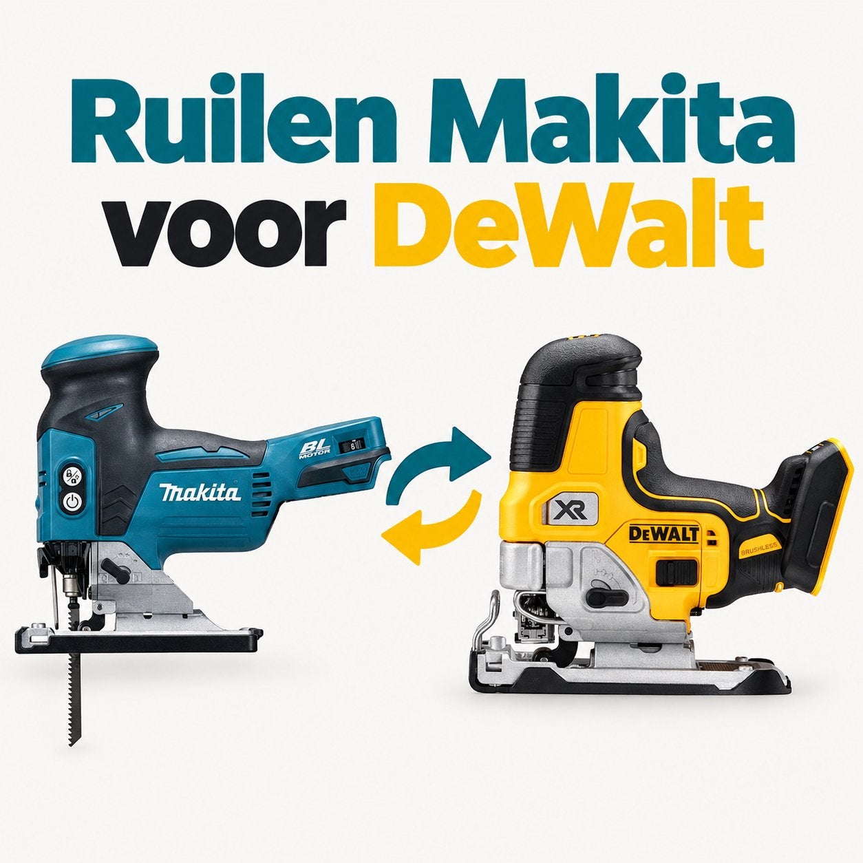 Ruilen: Makita decoupeerzaag voor DeWalt decoupeerzaag, Ophalen, Gebruikt, Decoupeerzaag