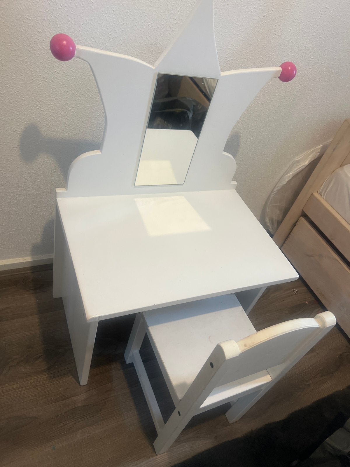 Kaptafel met stoeltje voor kinderen, Ophalen, Gebruikt, Tafel(s) en Stoel(en)