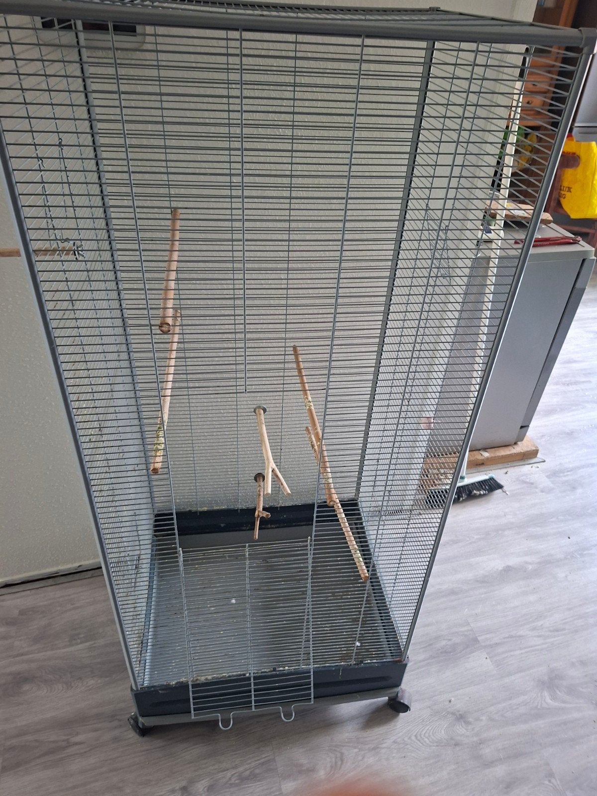 volière te koop, Ophalen, Gebruikt, Metaal, Volière