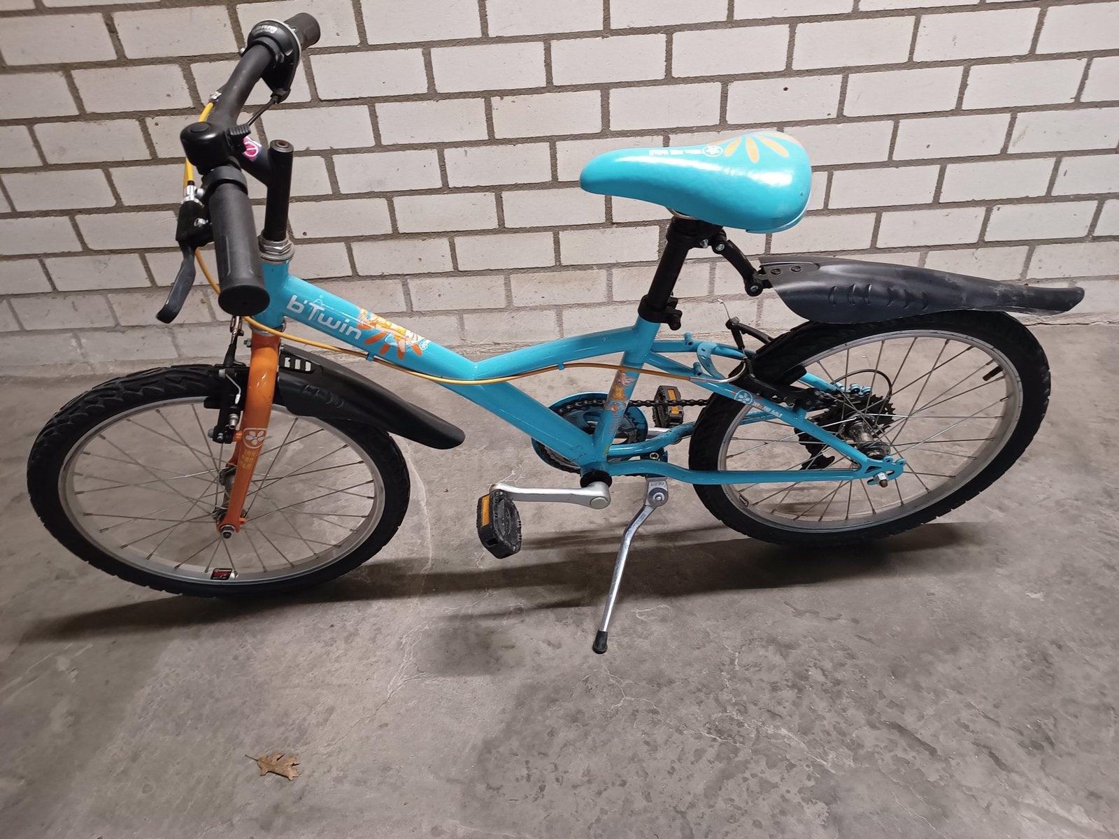 Mooie Btwin 20 inch kinder crosfiets, Ophalen, Gebruikt, Staal, Velgrem