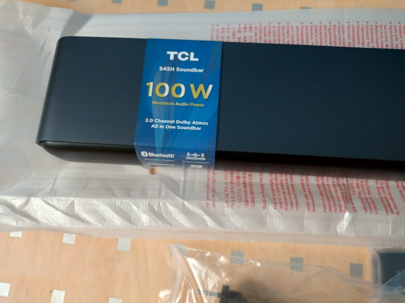 TCL S45H Soundbar 100W 2.0 kanaals Dolby  Bluetooth, Audio, Tv en Foto, Soundbars, Ophalen, Bluetooth, Nieuw