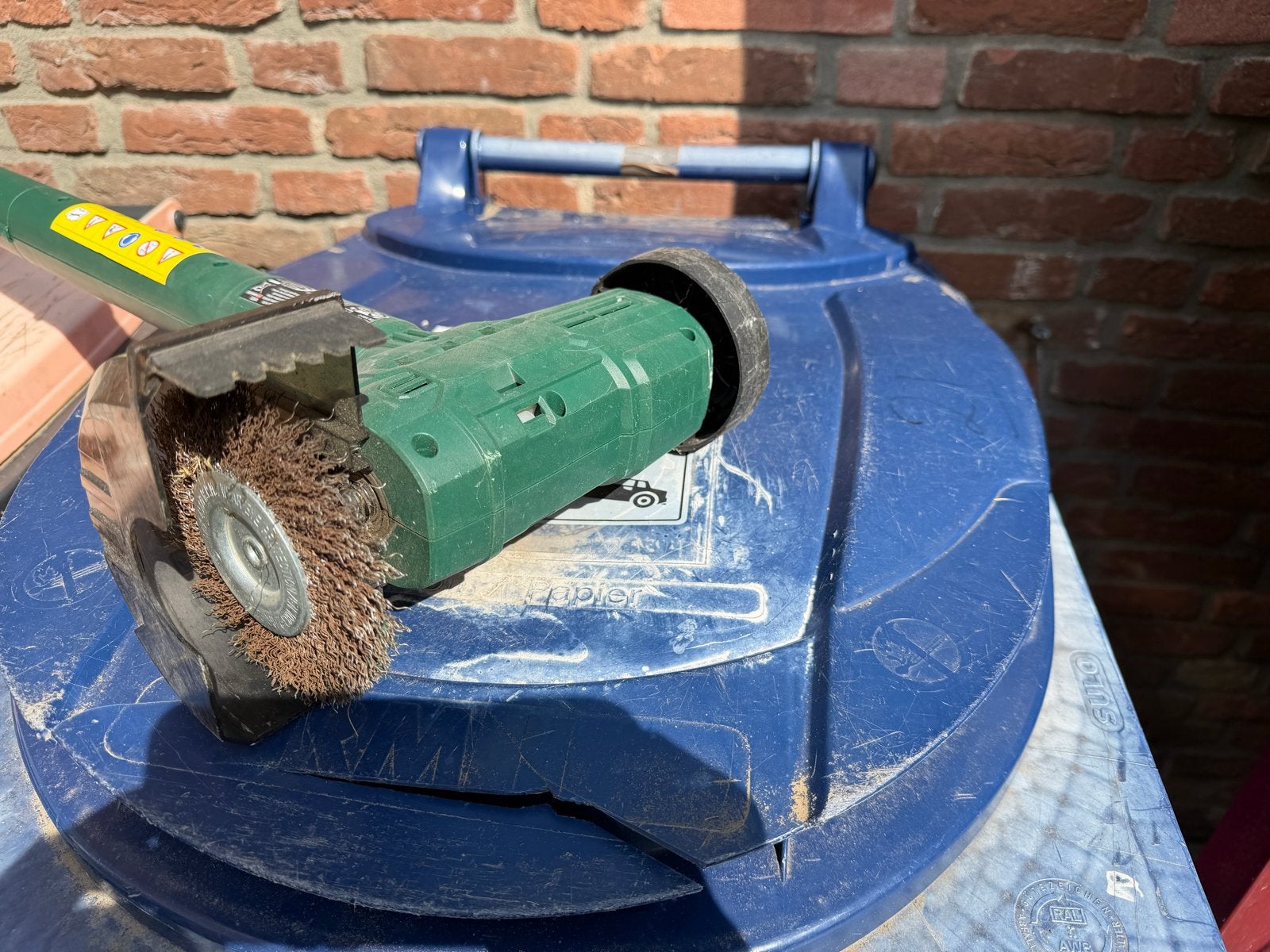 Parkside onkruidborstel / voegenreiniger, Ophalen of Verzenden, Gebruikt
