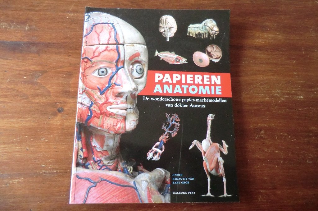 boek - Papieren anatomie, van dokter Auzoux - Bart Grob, Ophalen of Verzenden, Gelezen