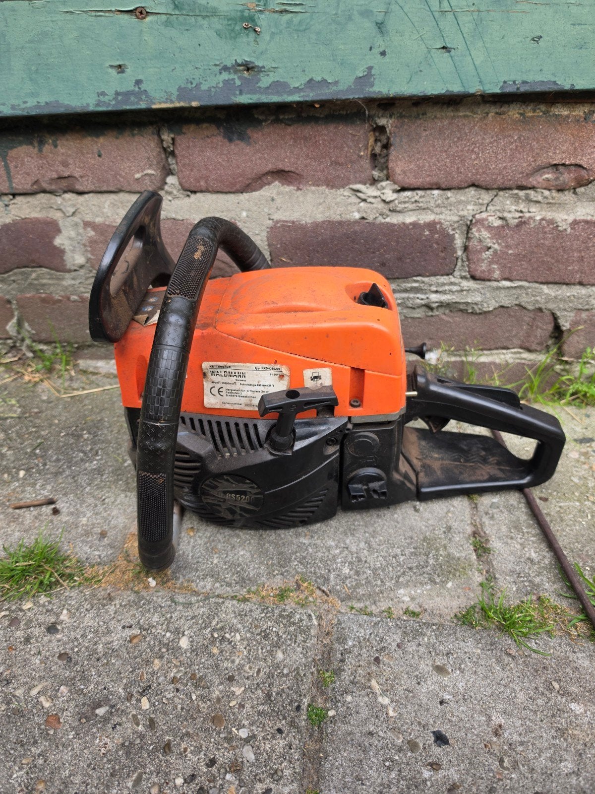 Waldmann KXD-CS5200 Kettingzaag 2.2KW opknapper loop sloop, Doe-het-zelf en Verbouw, Gereedschap | Zaagmachines, Gebruikt, Kettingzaag