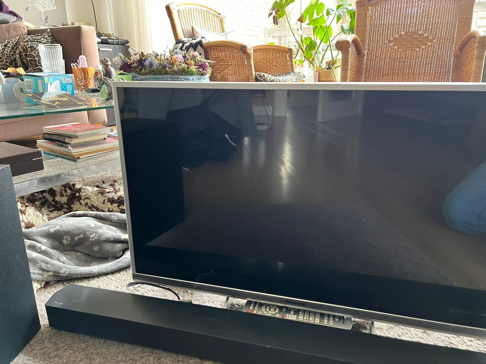 Tv met soundbar, Audio, Tv en Foto, Televisies, Ophalen, Gebruikt, Panasonic, 50 Hz