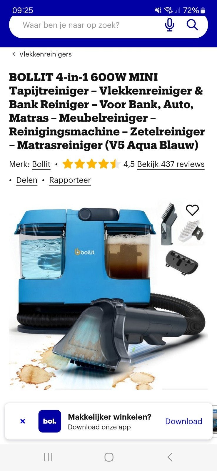 Stoomreiniger, Witgoed en Apparatuur, Stoomapparaten, Ophalen