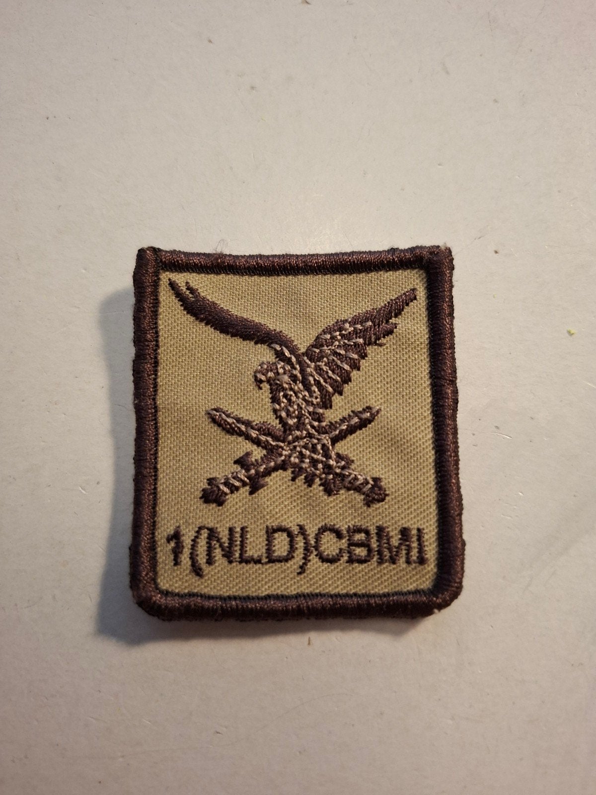 Desert borstembleem lmb, Verzenden, Landmacht, Nederland, Embleem of Badge
