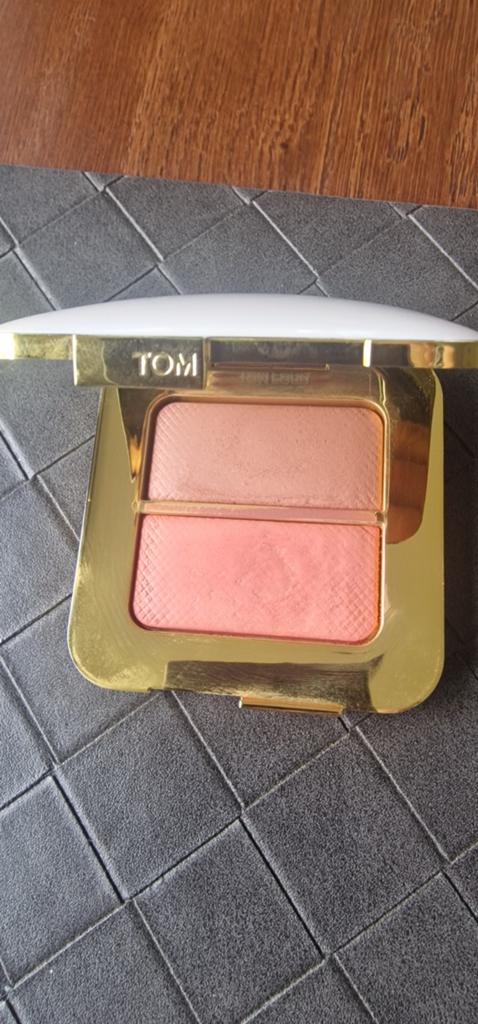 Tom Ford Sheer Cheek Duo 02 Éclat Nu - Prachtige Baked Formu, Ophalen of Verzenden, Zo goed als nieuw, Wangen