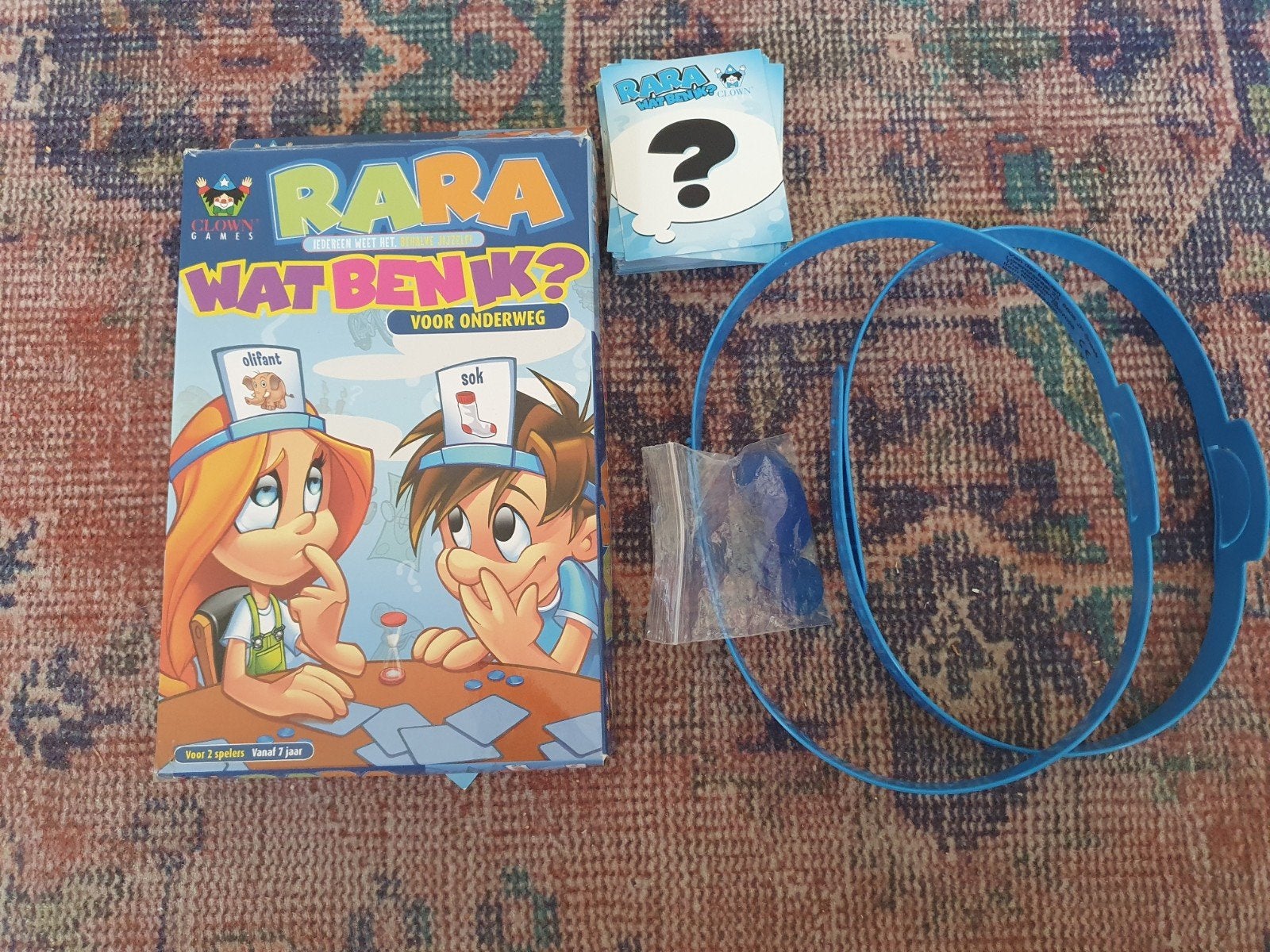 Zgan! Rara wie ben ik voor onderweg!, Hobby en Vrije tijd, Gezelschapsspellen | Bordspellen, Verzenden, Zo goed als nieuw