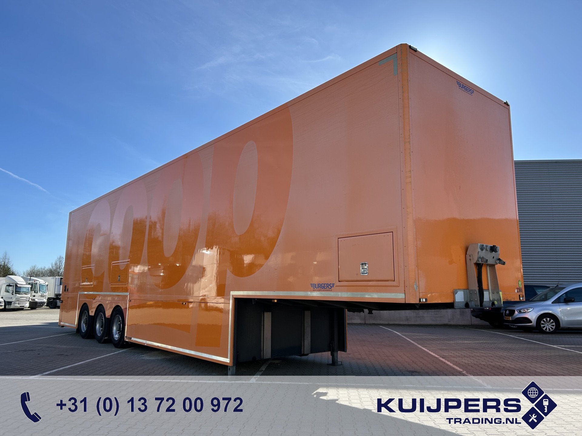 BURGERS 0 DGPL / Double Stock / Race Trailer / Box / Big Loa, Auto's, Overige kleuren, Overige brandstoffen, Origineel Nederlands