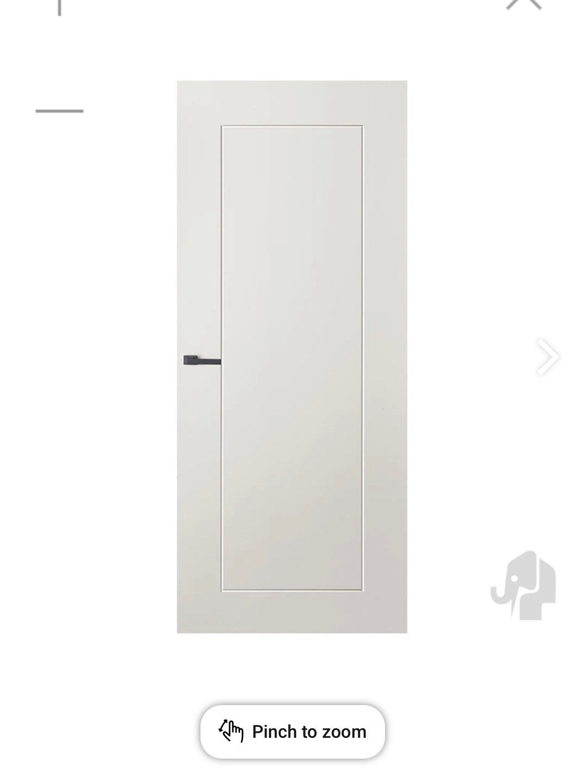 Nieuwe witte binnendeur – ongeopend, Doe-het-zelf en Verbouw, Minder dan 80 cm, Binnendeur, Nieuw, Ophalen of Verzenden