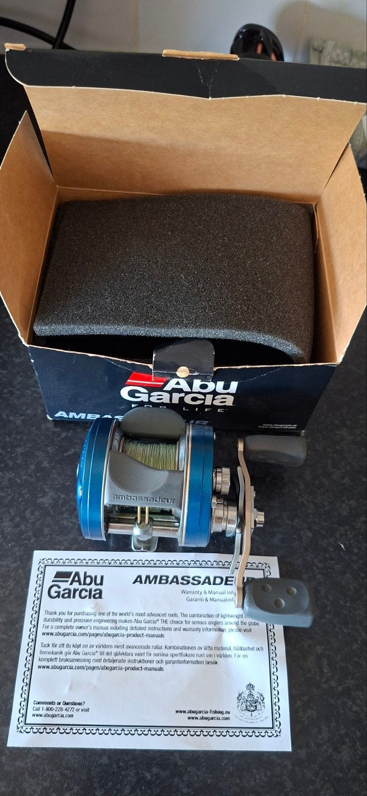 Abu Garcia molen reel, Watersport en Boten, Ophalen, Zo goed als nieuw, Molen