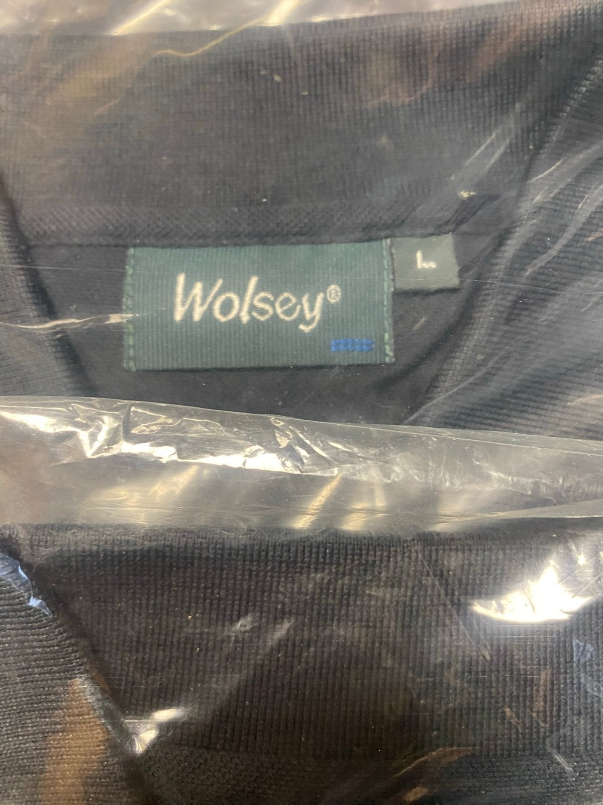 8 NIEUWE Wolsey Polo shirts - Zwart (6xL, 2xM), Kleding | Heren, Ophalen, Nieuw, Overige maten, Zwart