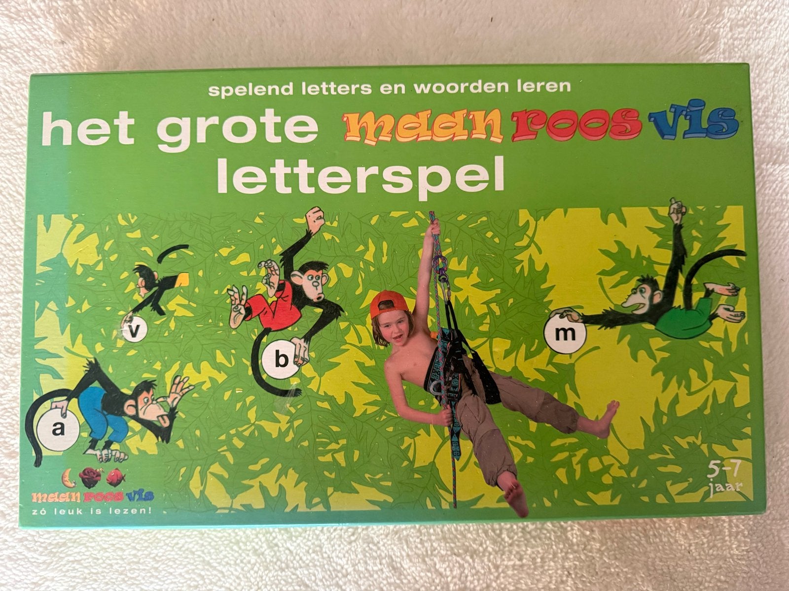 Het Grote Maan Roos Vis Letterspel - Spelend Leren, Ophalen of Verzenden, Nieuw, Taal en Lezen