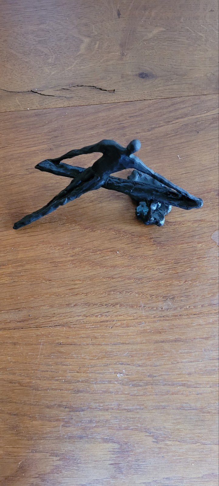 Bronzen beeldje, Ophalen of Verzenden, Zo goed als nieuw, Mens