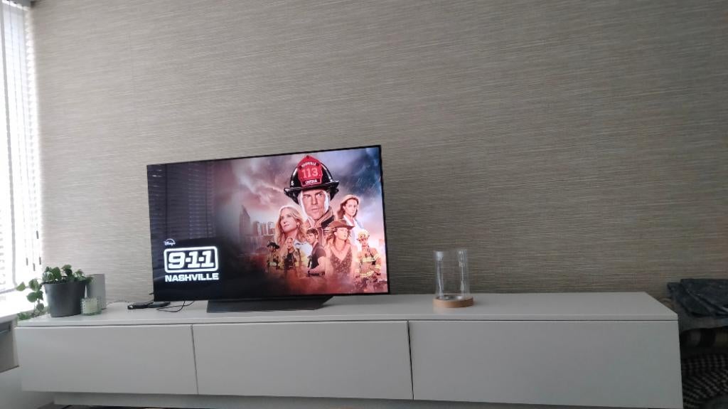 Te koop op maat gemaakt design tv meubel., Ophalen of Verzenden, Zo goed als nieuw, 25 tot 50 cm, Minder dan 100 cm