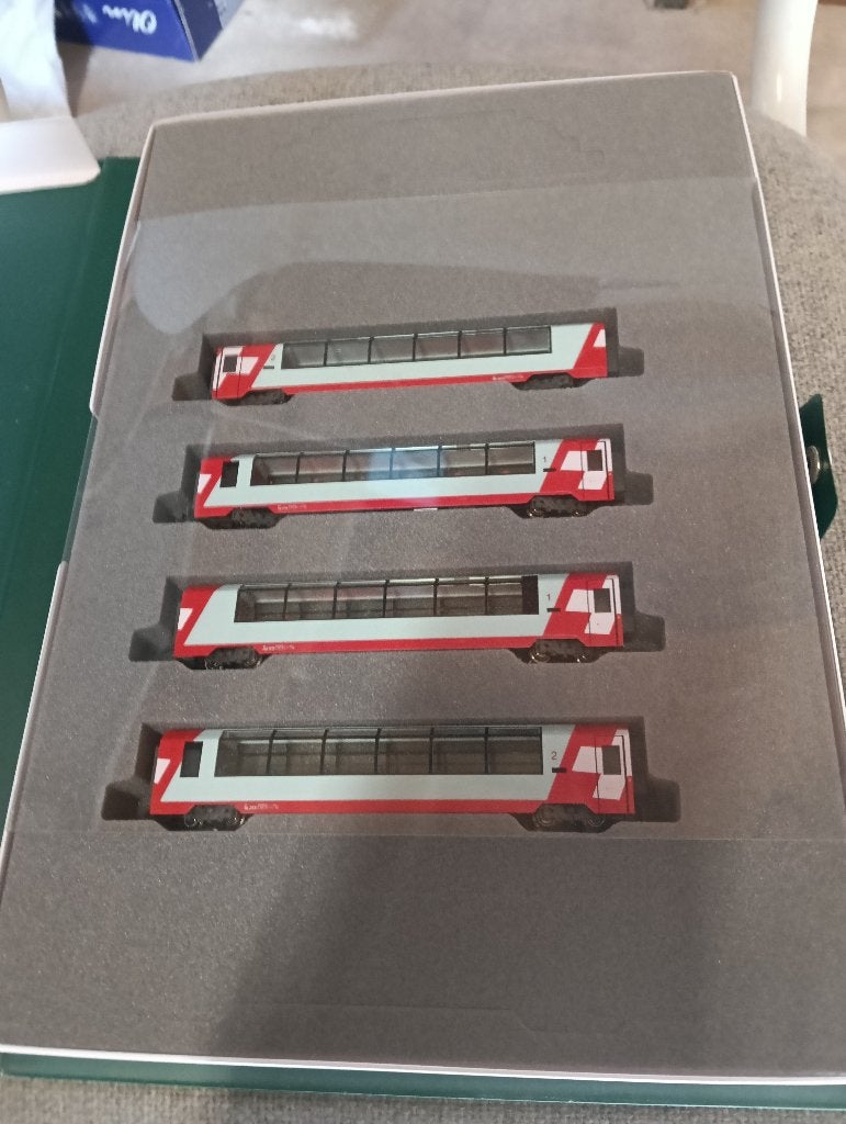 Kato 10-1146 Glacier express N-spoor, Overige merken, Treinset, Gelijkstroom, Ophalen of Verzenden