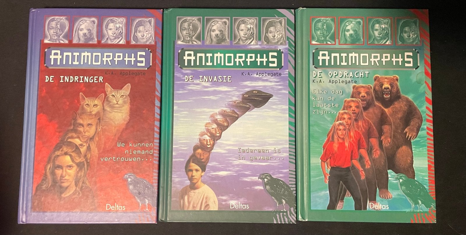 Animorphs Boekenreeks - De Indringer, De Invasie, De Opdrach, Boeken, Ophalen of Verzenden, Gelezen