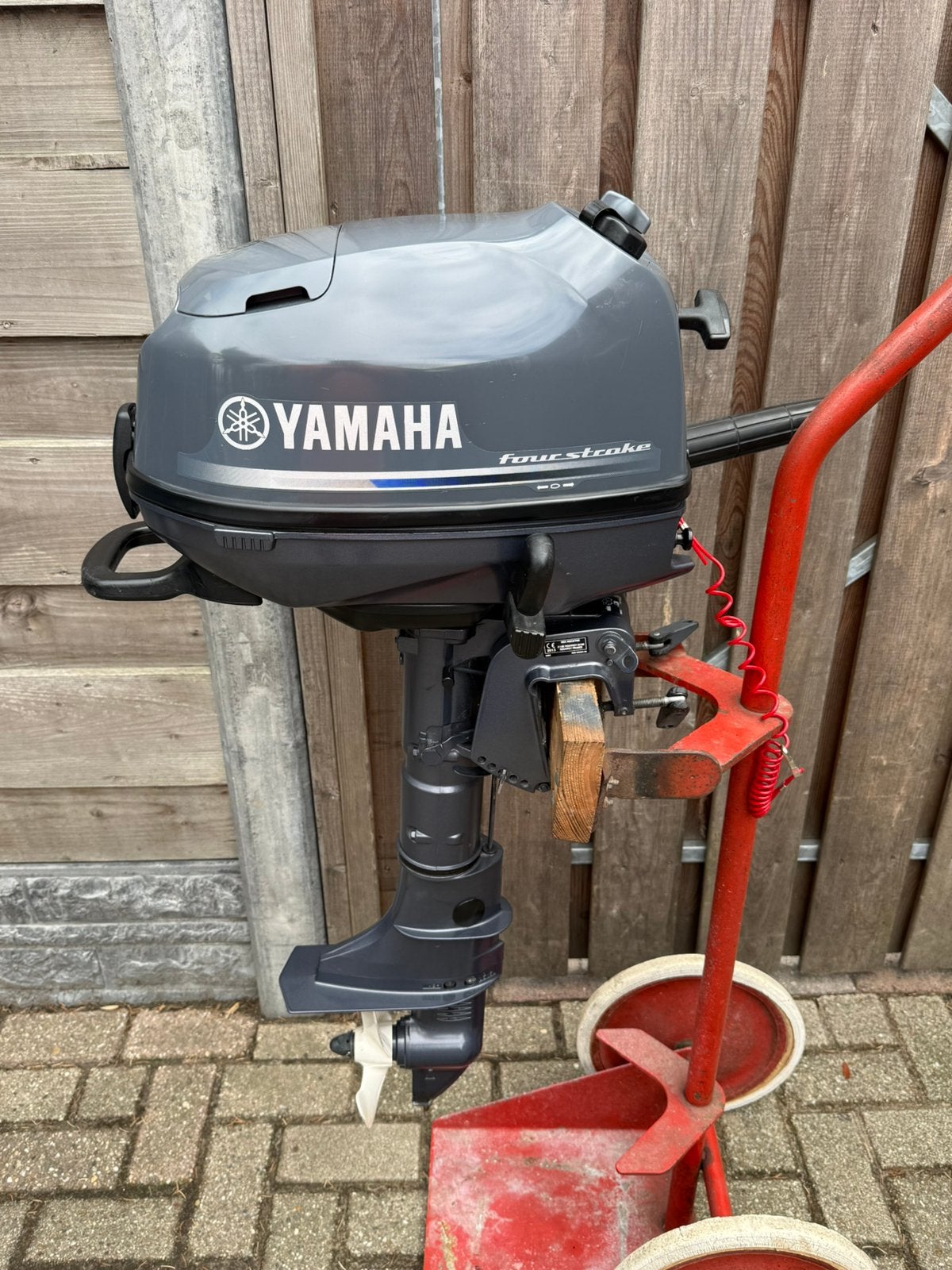 Nette Yamaha 6pk 4-takt kortstaart met kunststof tank, Ophalen, Gebruikt, 5 tot 10 pk, Viertaktmotor