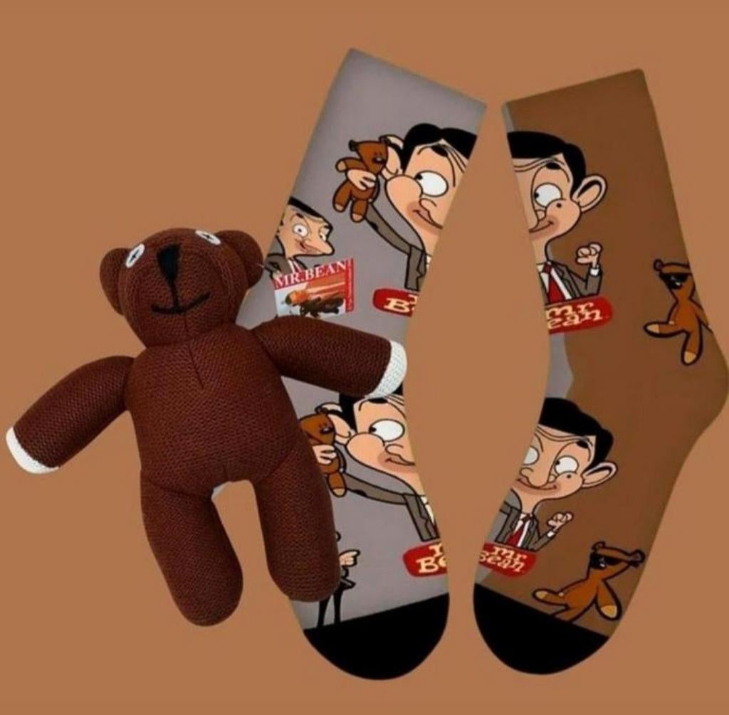 MR BEAN SOKKEN + BEER TEDDY, Ophalen of Verzenden, Nieuw