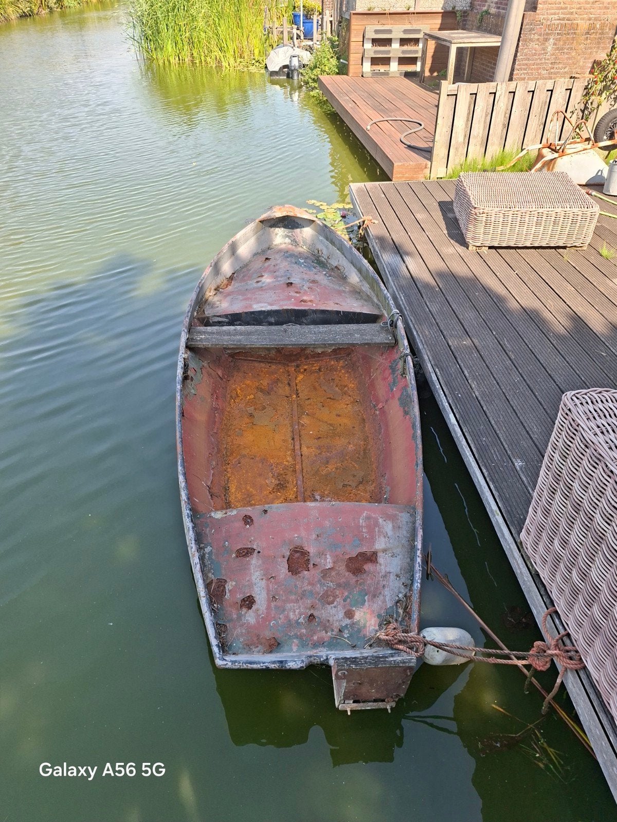 stalen schuitje voor handigs harry, Watersport en Boten, Zeilen en Zeiltoebehoren, Ophalen, Gebruikt, Minder dan 15 m²