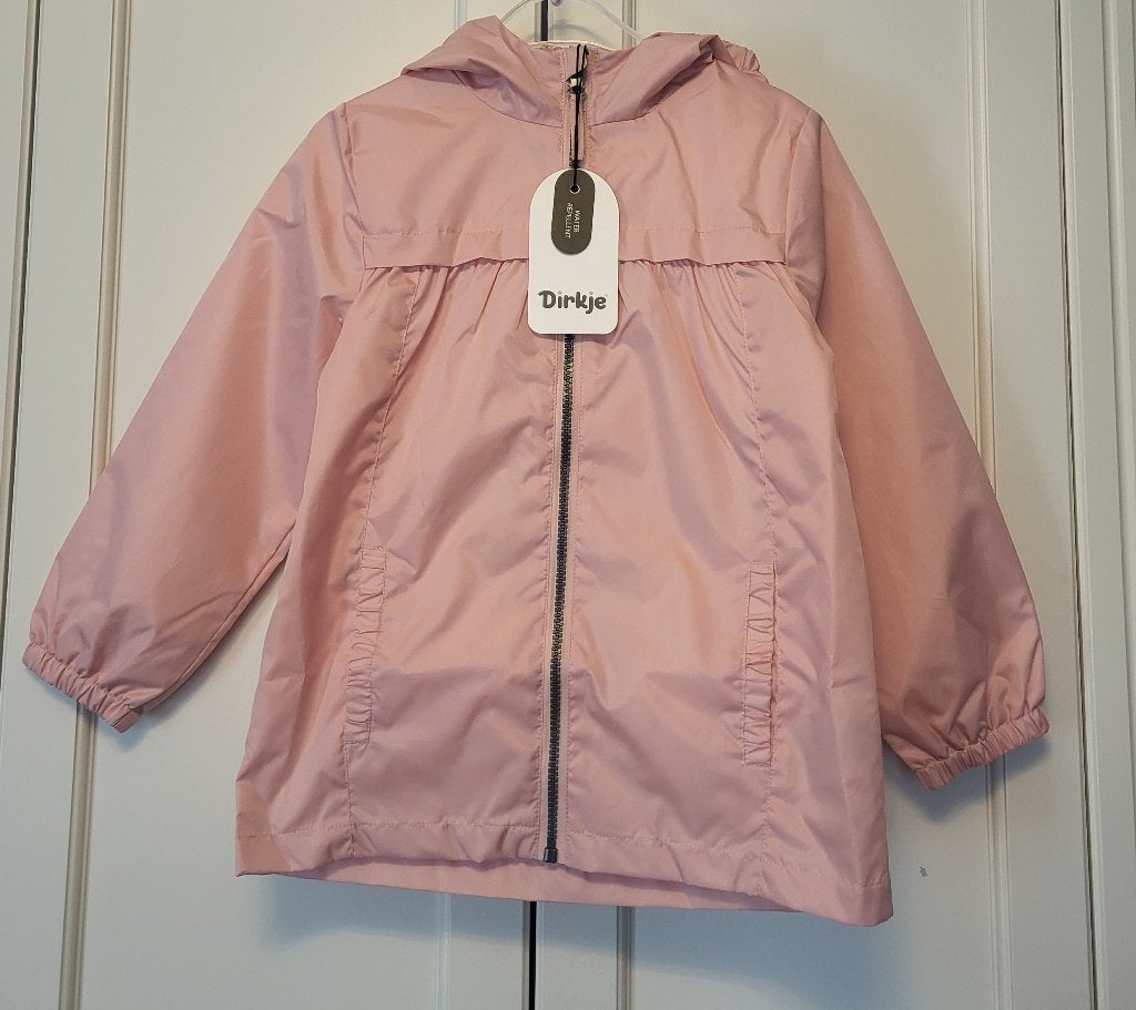 Nieuw! Dirkje zomerjas, roze, waterafstotend, maat 110, Meisje, Dirkje, Nieuw, Ophalen of Verzenden