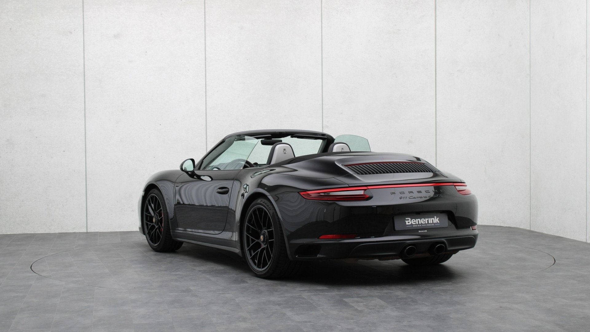 Porsche 911 Cabrio 3.0 Carrera 4 GTS | Achterasbesturing | E, Auto's, 12 maanden, Zwart, 11 km/l, Vierwielaandrijving