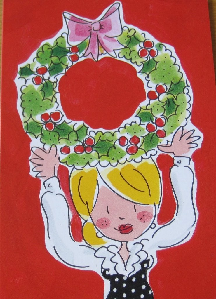 Voor het kind - blond Amsterdam - kerst krans - nieuw, Verzenden, 1980 tot heden, Ongelopen, Overige thema's