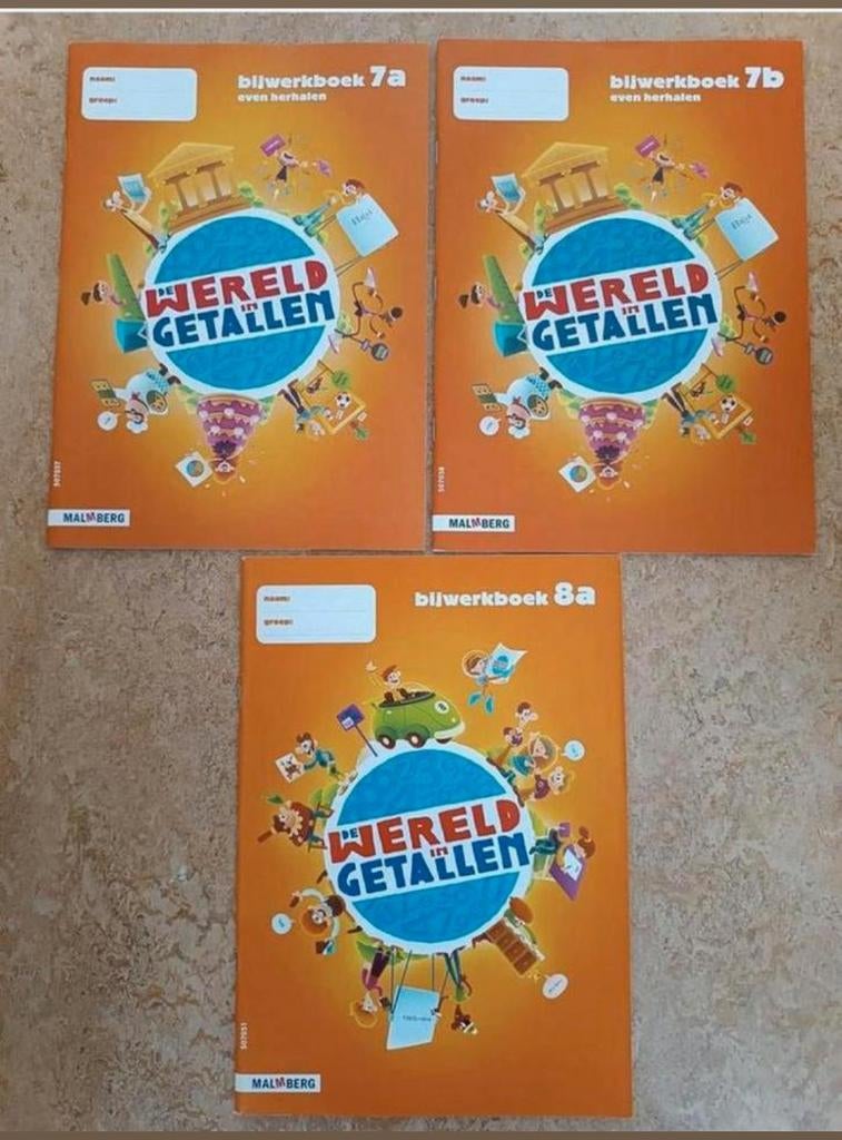 Complete set bijwerkboeken van 'Wereld in Getallen' rekenoef, Ophalen of Verzenden, Overige niveaus