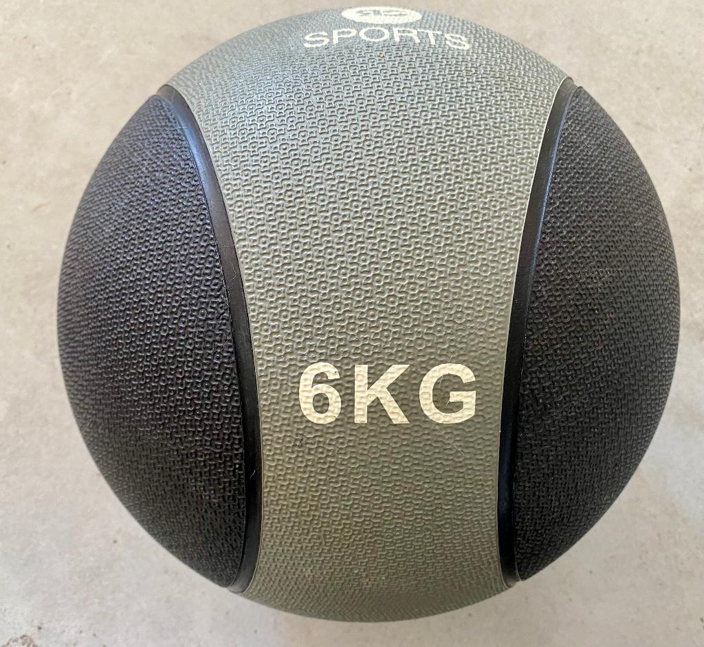 Medicine Ball 6KG – Fitnessbal / Slam Ball – Core Training, Ophalen, Zo goed als nieuw, Fitnessbal