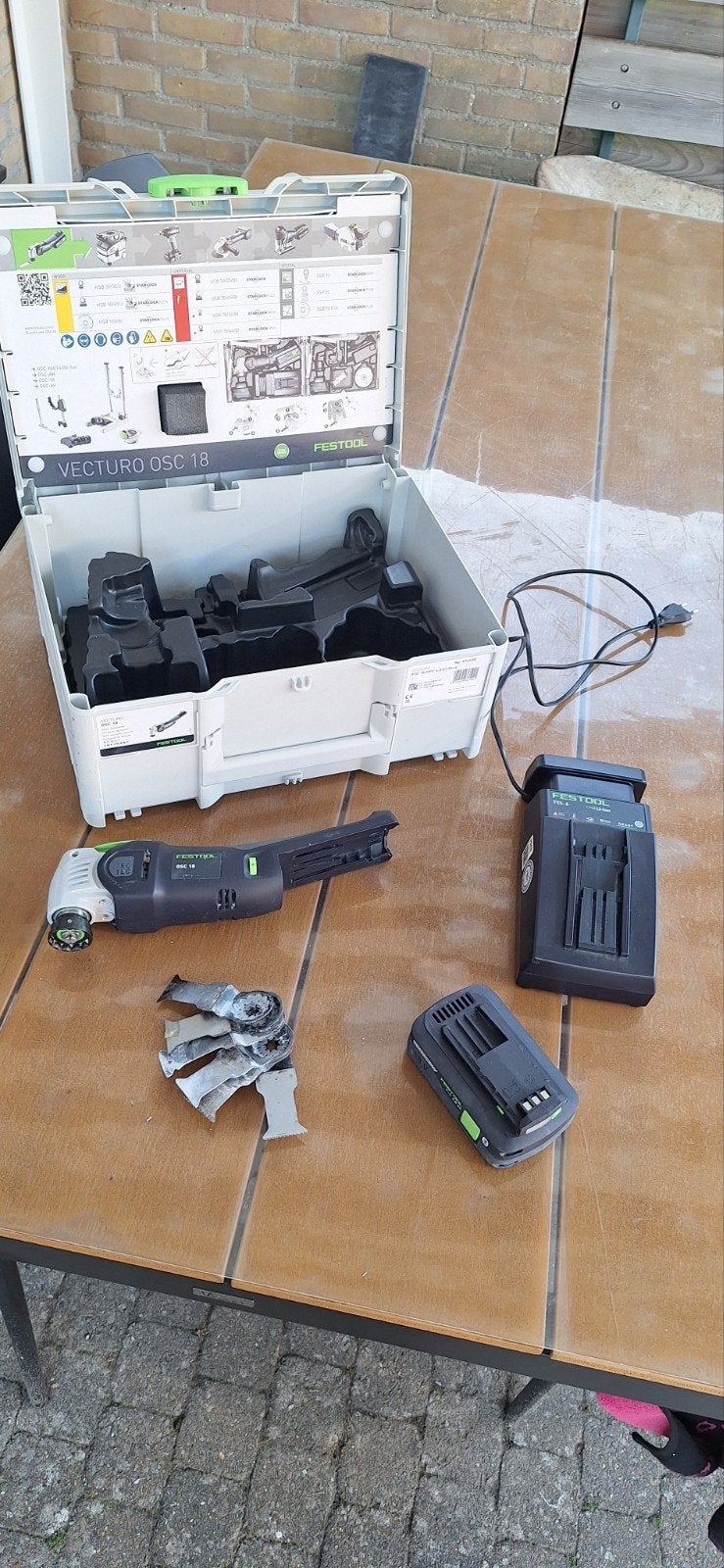 Festool Vecturo OSC18 Multitool met Accu en Lader, ALS NIEUW, Doe-het-zelf en Verbouw, Gereedschap | Handgereedschap, Ophalen
