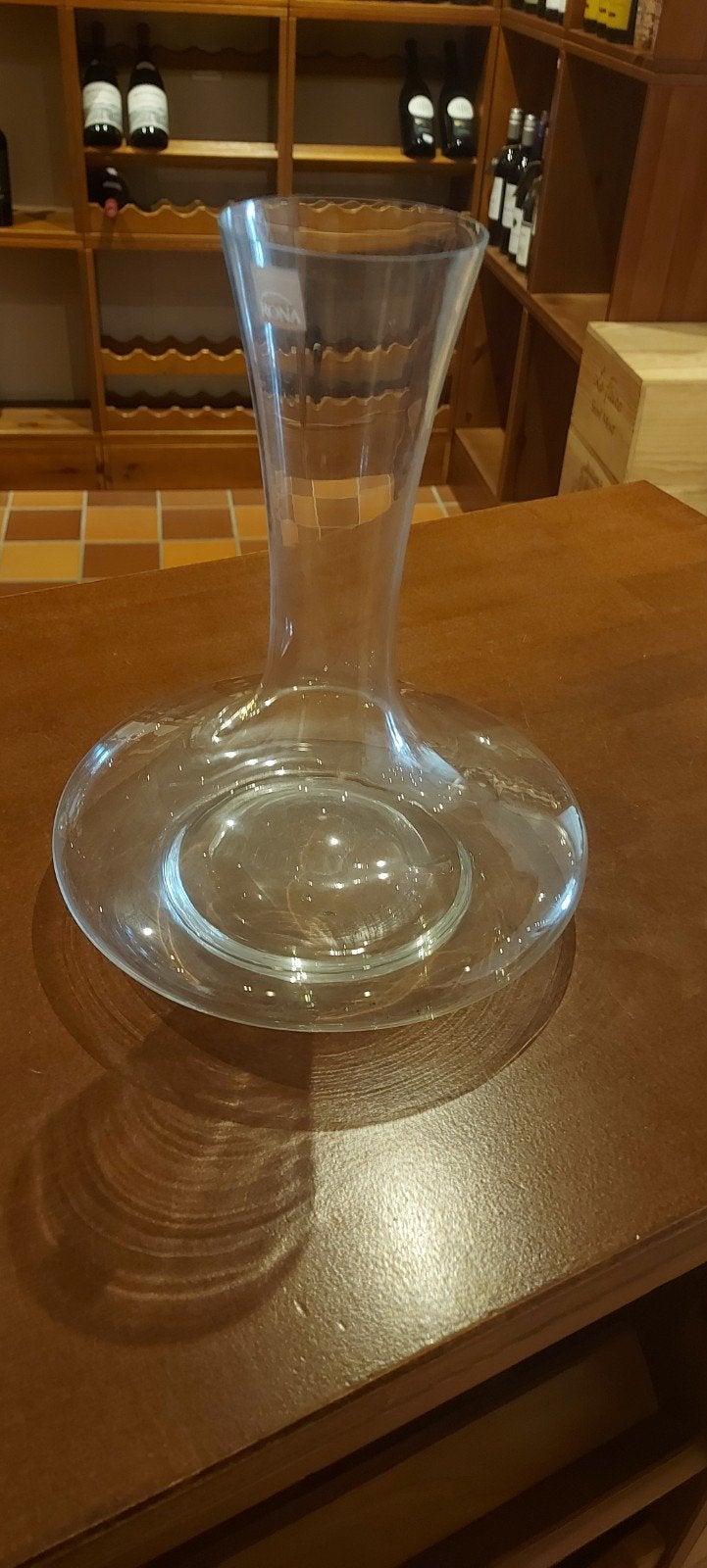 Rona glazen decanteer karaf - elegant en tijdloos design, Antiek en Kunst, Antiek | Glas en Kristal, Ophalen