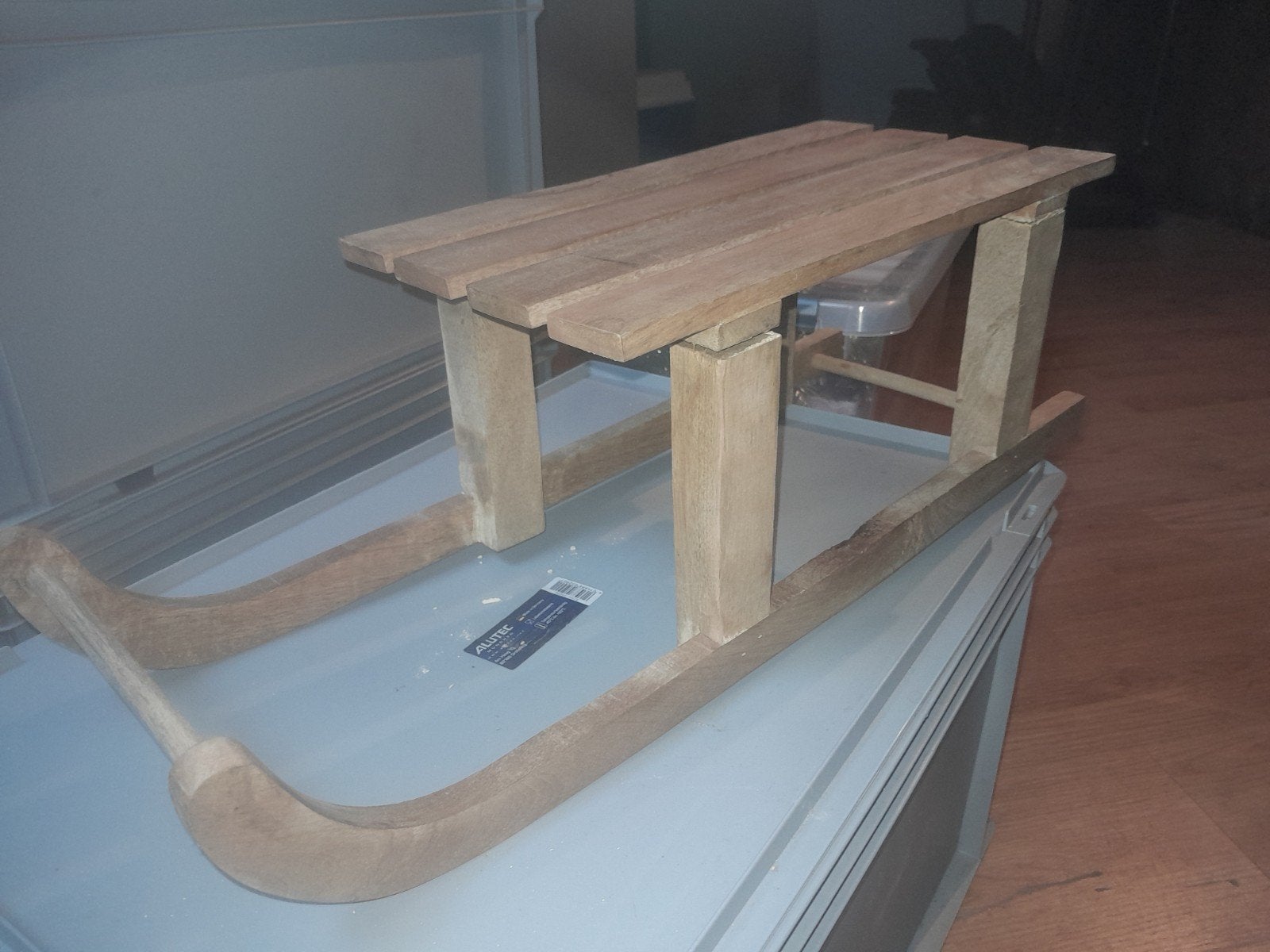 Decoratie slee, Ophalen