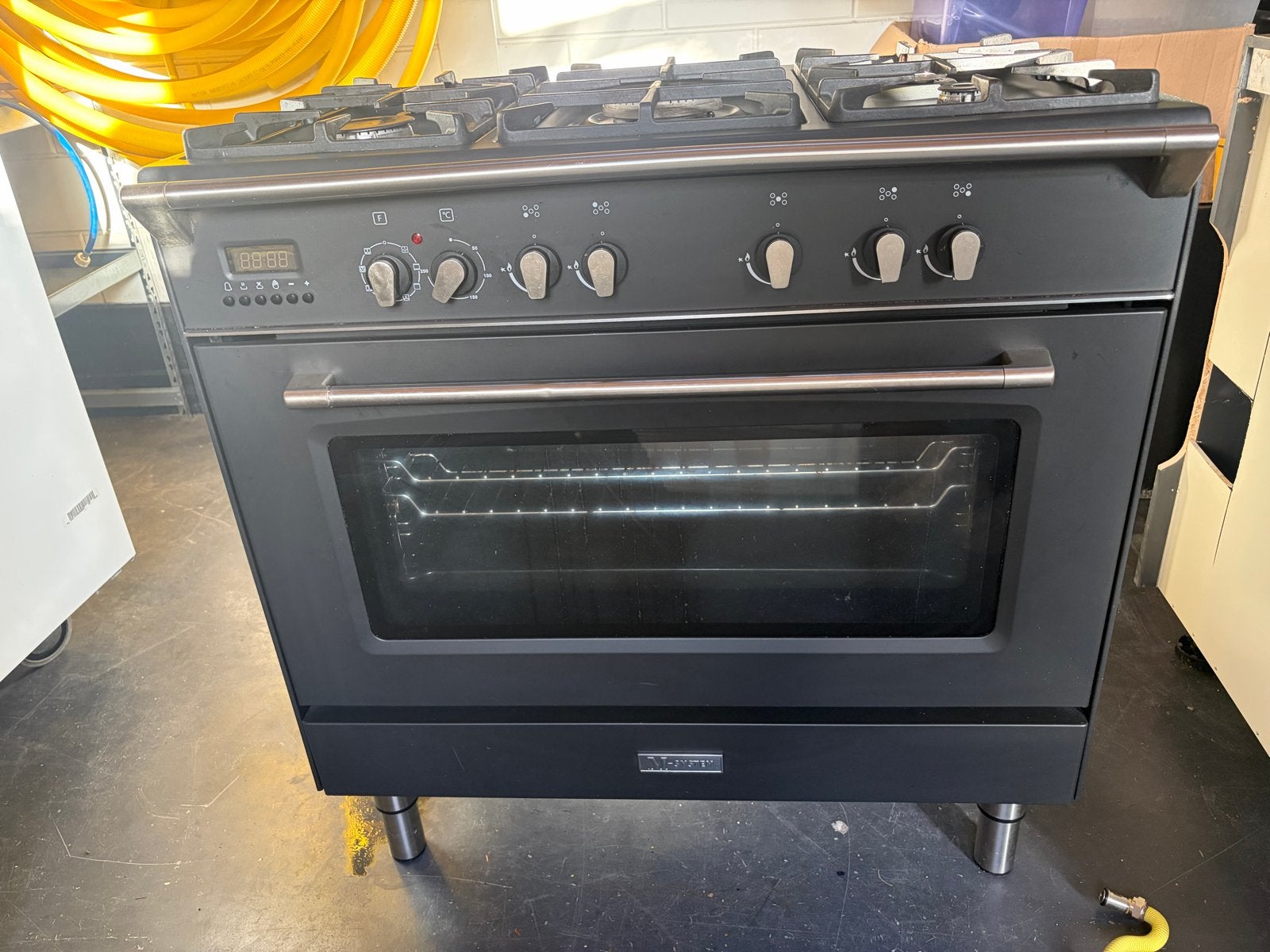 M-system oven met gasfornuis - Compleet en in prima staat, Witgoed en Apparatuur, Ophalen, Gebruikt, 60 cm of meer, Gas