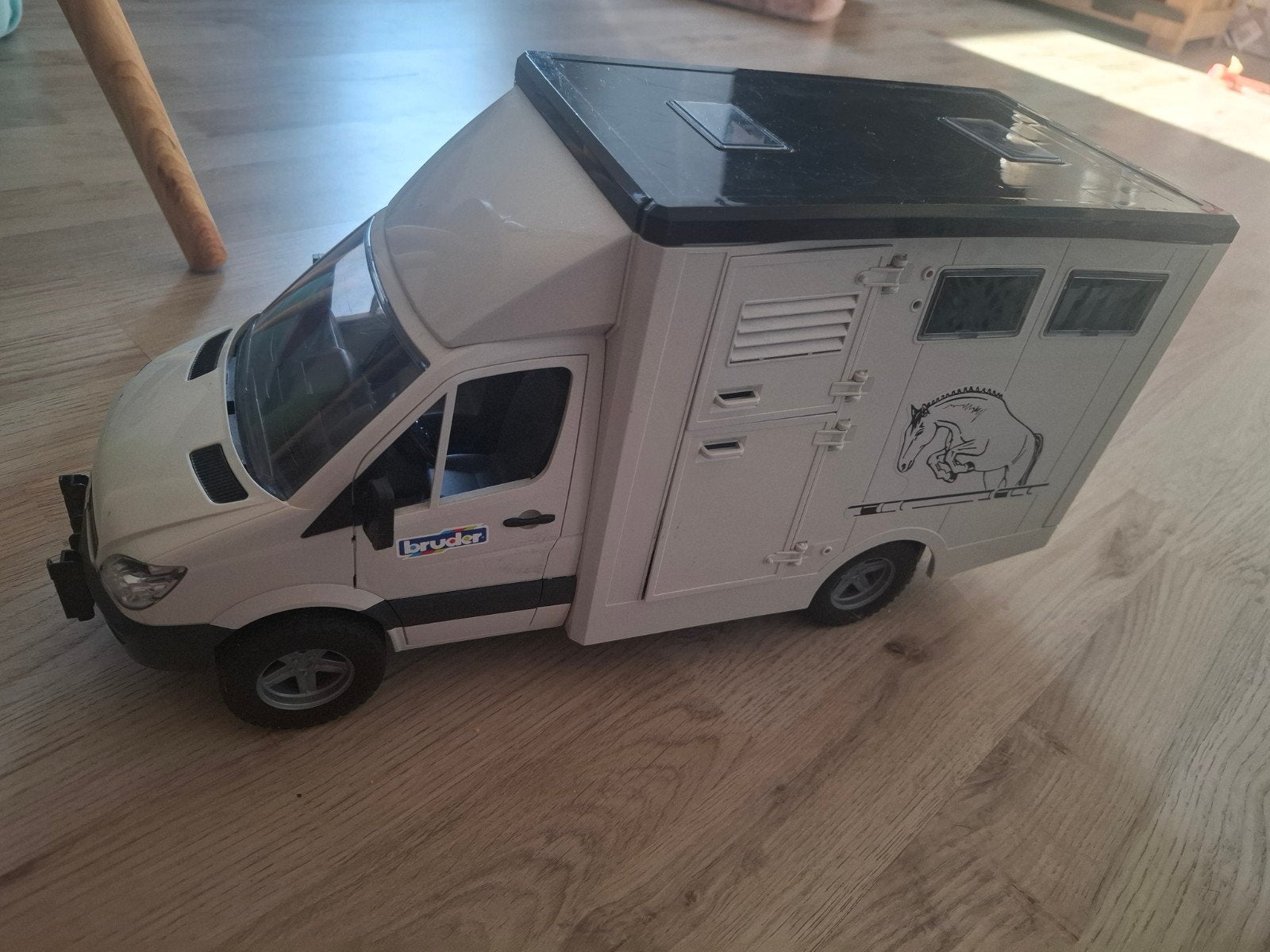 Bruder paardentransporter met paard, Ophalen, Gebruikt