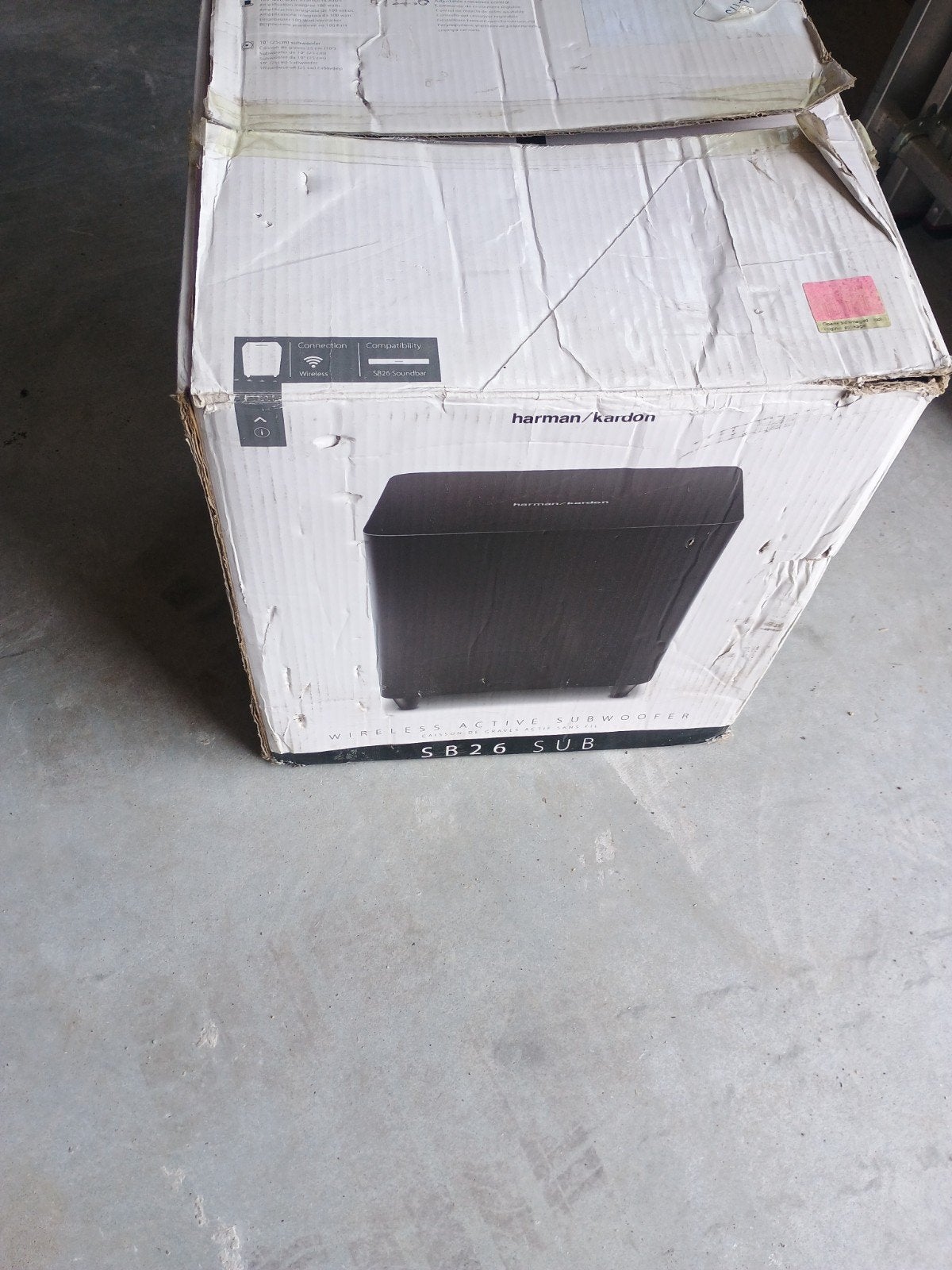 Harman Kardon SB26 Subwoofer - Draadloos en Krachtig, Audio, Tv en Foto, Luidsprekers, 150 watt of meer, Subwoofer, Bluetooth