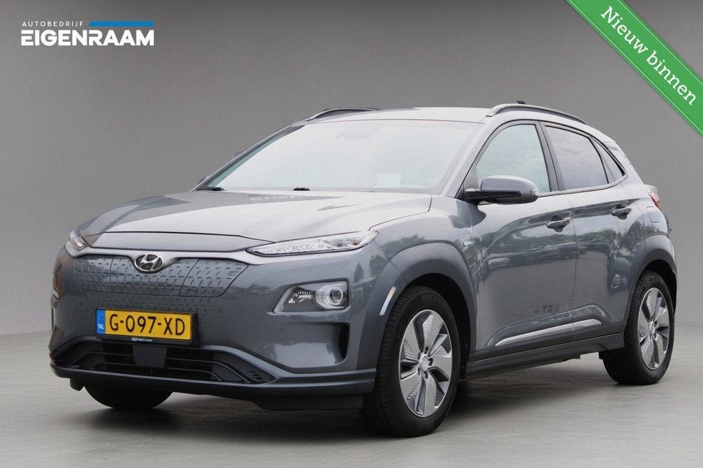 Hyundai Kona EV Premium 64kWh | SOH 95,5% | Leder | Head-Up, Auto's, Hyundai, Gebruikt, Adaptive Cruise Control, 64 kWh, SUV of Terreinwagen