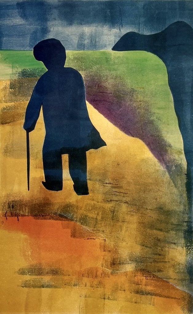 195. Prent, H. N. Werkman – "De weg terug", 1985