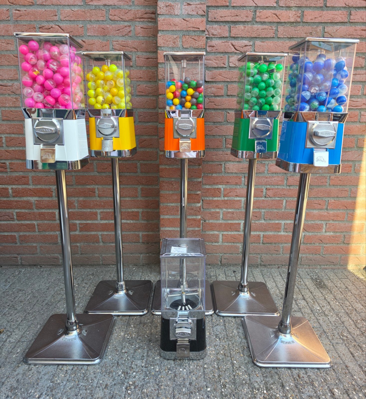 FIFTIES SIXTIES BEAVER CAPSULE / KAUWGOMBALLEN AUTOMATEN, Verzamelen, Ophalen, Nieuw