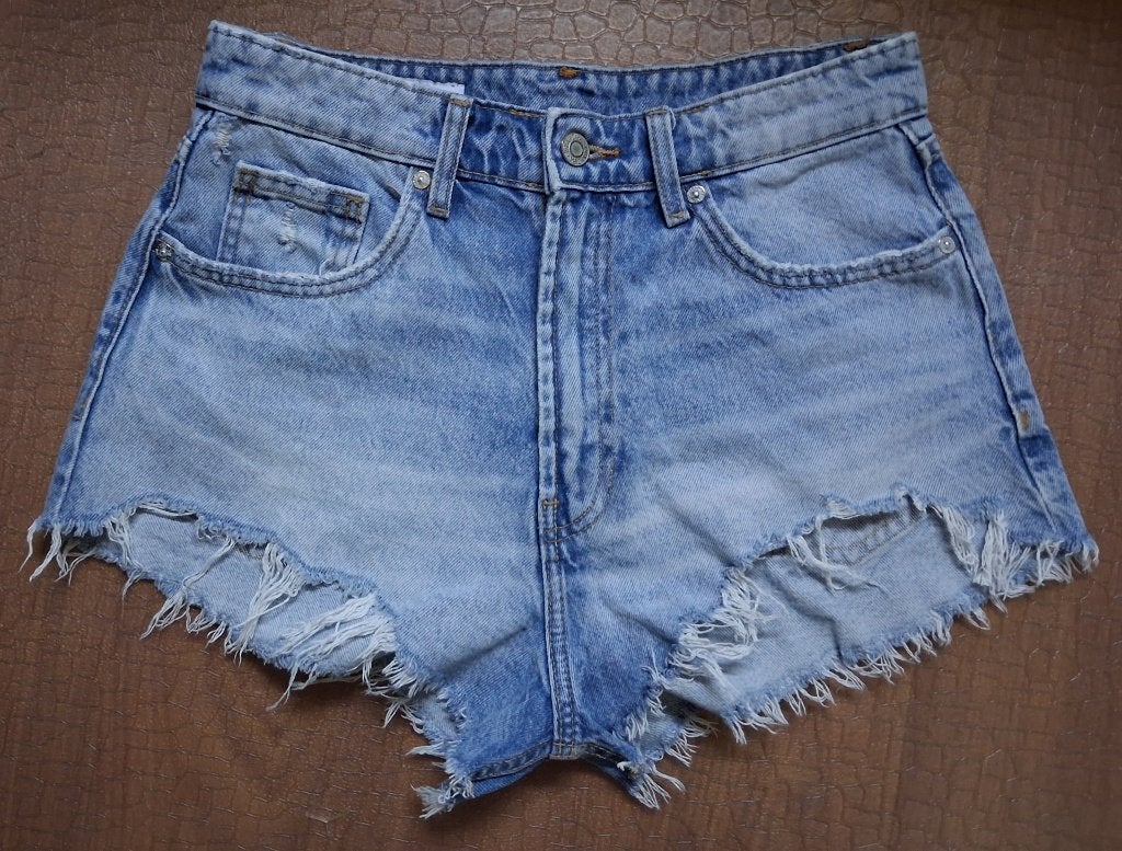 ZGAN!!  Zara jeans short maat 36, Blauw, Zara, Ophalen of Verzenden, Zo goed als nieuw