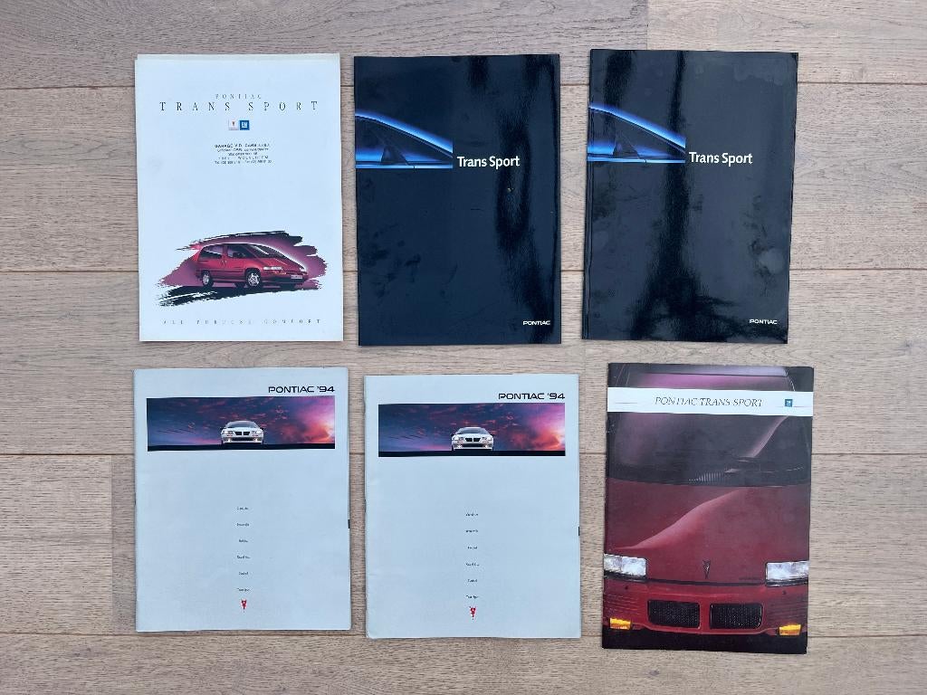 PONTIAC TRANS SPORT FOLDERS, Ophalen of Verzenden, Gelezen, Overige merken