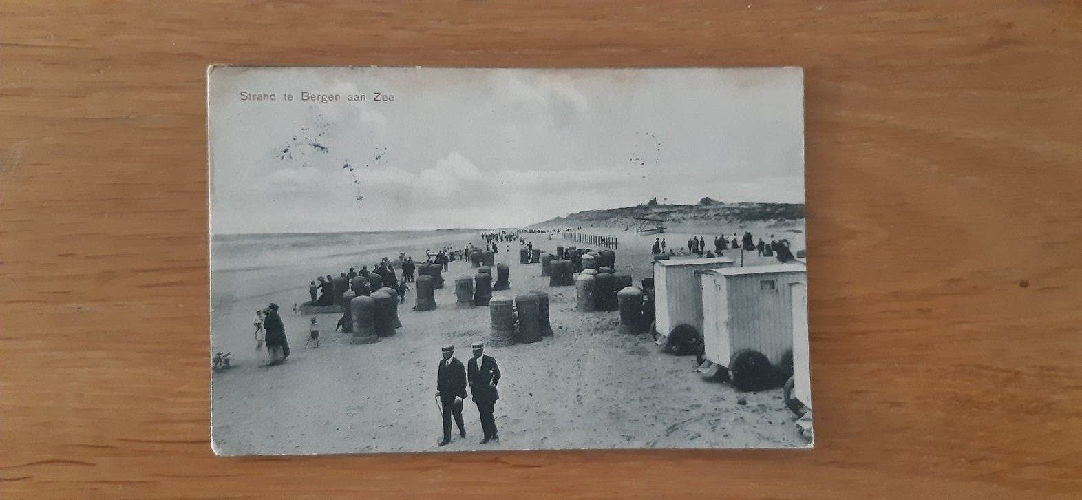 Bergen aan Zee strand  1911, Ophalen of Verzenden, Voor 1920, Gelopen, Noord-Holland