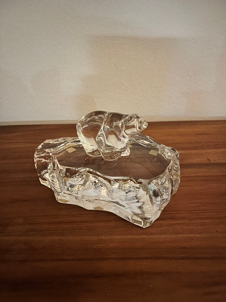 vintage Scandinavisch Ijsbeer op ijsschots, Antiek en Kunst, Ophalen of Verzenden