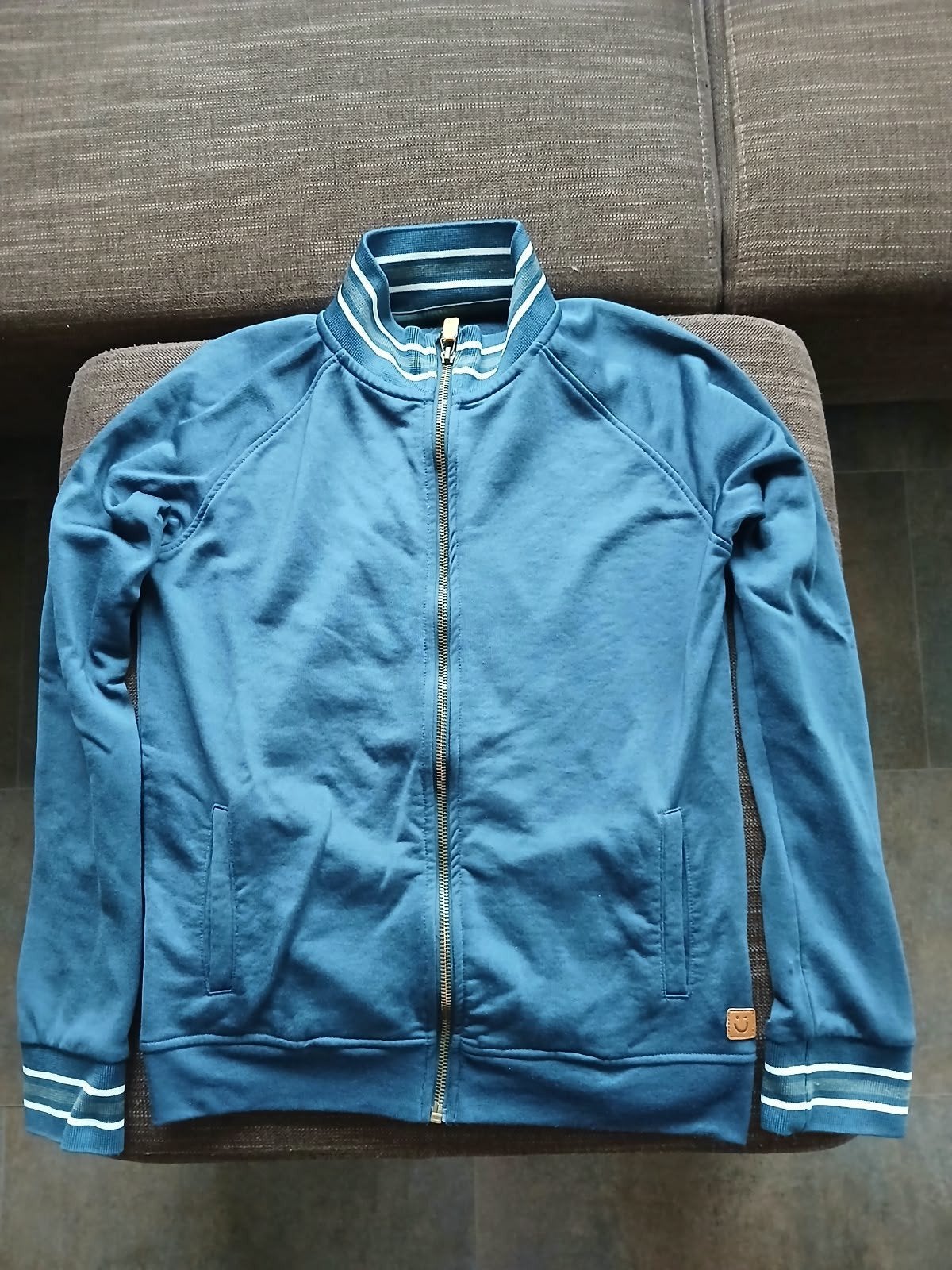 Blauw jongens vest, Ophalen of Verzenden