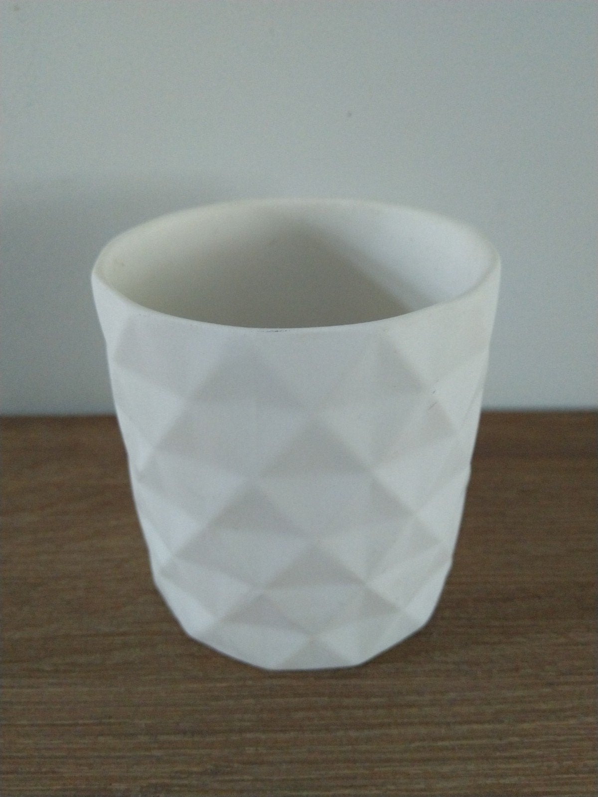Wit waxinelichtje houder, 7 cm, Wit, Waxinelichthouder, Ophalen of Verzenden
